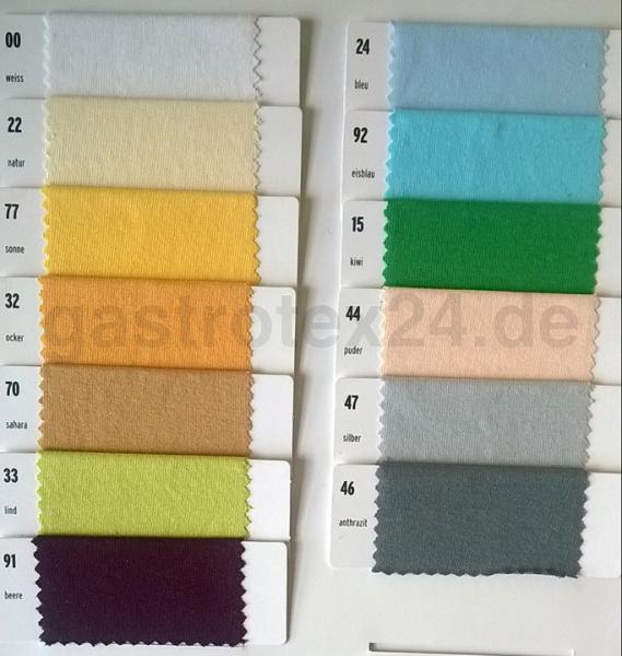 Serie 431 - kochfeste Interlock Jersey Spannbettlaken 90°C - 180/200 x 190/200 cm - weiß und farbig